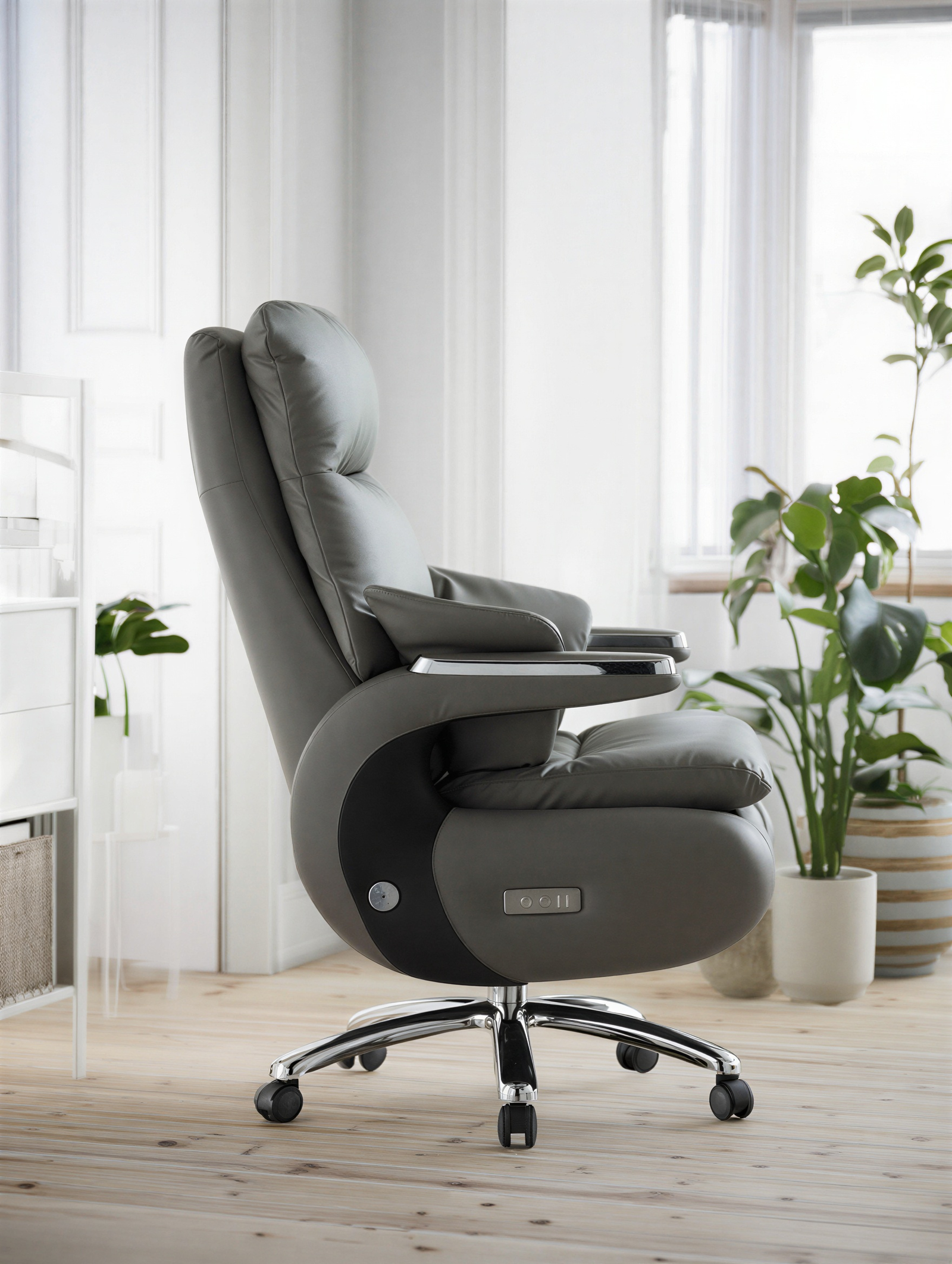 Chair Left Side Upscaled Fauteuil de direction – Le Magellan – Image 3