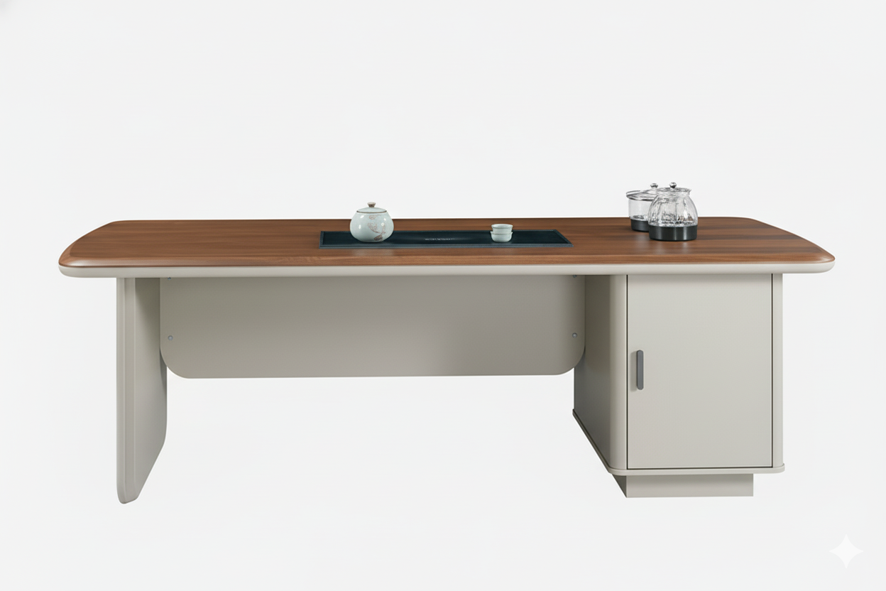 Bureau direction compact noyer – Walnut Executive 220