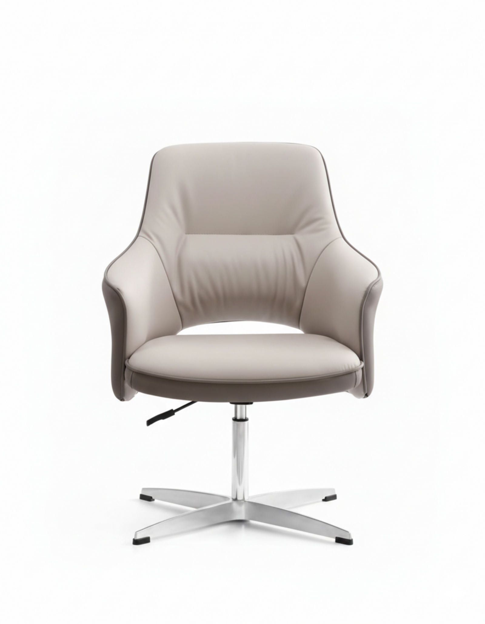 Chaise de réunion pivotante – S-003V Meeting Comfort (base 4 branches, simili cuir PU) Description