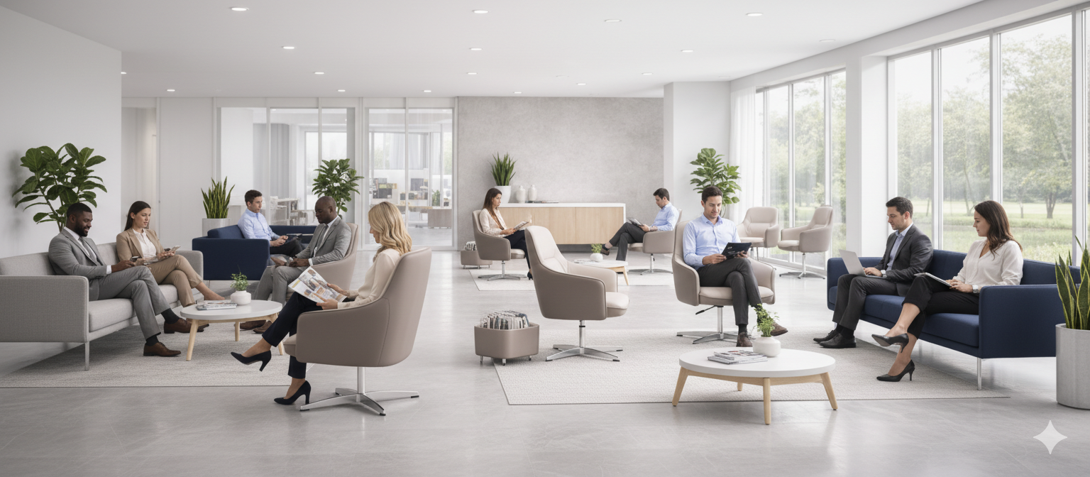 Collection de chaises visiteurs design pour salles de réunion et d'accueil